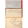 Image 1 : Three Early Hand Written Receipts  (56062)