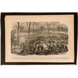 Magazine Print of Civil War Battle  (120891)