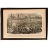 Image 1 : Magazine Print of Civil War Battle  (120891)