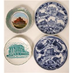 Souvenir Plates from Oklahoma (4)  (115348)