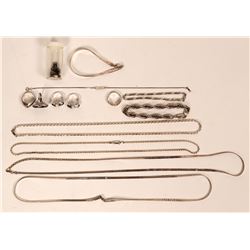 Sterling Silver Jewelry (12 pieces)  (121228)