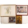 Image 1 : Framed pictures (4)  (86848)