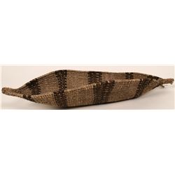 Vintage Ethiopian Canoe Basket  (119197)