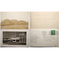 Moscow Idaho Real Photo Postcards, Morrill Hall, and Main Street  (119944)