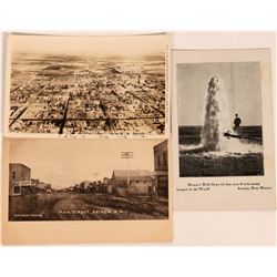 Artesia, New Mexico Postcards (3)  (118468)