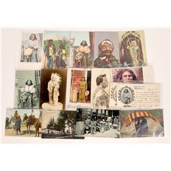 Northwest American Indian Chromolithe Postcards   (126476)