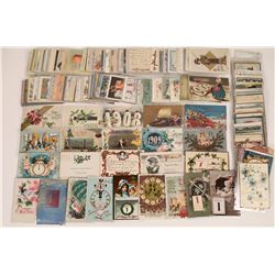 New Years Day Vintage Celebratory Post Cards  (127052)
