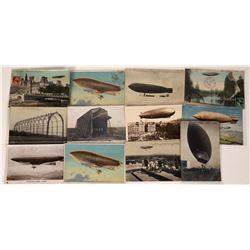 French Blimps and Zeppelin Post Cards  (125287)