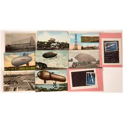 Early American Blimp Postcards  (125285)