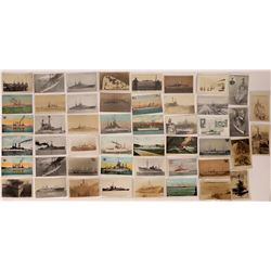 WWII-era US Navy Ship Postcards - 48  (126811)