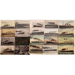 Cunard Lines RMS Lusitania RPC & Card Collection  (126521)