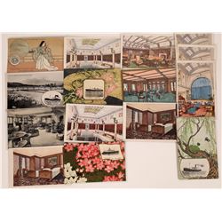Japanese Liner Asama Maru Postcards  (126514)