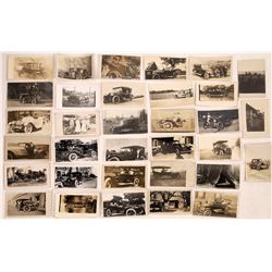 Automobile Postcards, all RPCs - 33  (126198)