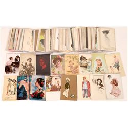Pin-Up Antique Postcard Collection  (126571)