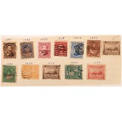 Hawaiian Postage Stamps Group  (125467)