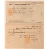 Image 1 : Phelps, Dodge & Co. Receipts with Imprinted Revenue Stamps  (113567)