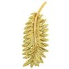 Image 1 : Vintage 14kt Yellow and Rose Gold Multi Leaf Textured Branch Pin Brooch