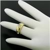 Image 6 : Vintage 18kt Yellow Gold 0.45 ctw European Cut Diamond Band Ring