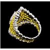 Image 3 : 1.31 ctw Diamond Ring - 18KT White Gold