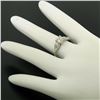 Image 3 : Antique Art Deco Platinum 0.90 ctw Old European & Marquise Diamond Solitaire Rin