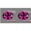 Image 1 : Natural Pinkish Purple Rhodolite Garnet Pair 7x5 MM