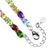 Image 3 : Natutal AMETHYST TOPAZ GARNET CITRINE PERIDOT Bracelet