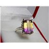 Image 4 : BEAUTIFUL 7.23 CT 100 % NATURAL AMETRINE RING