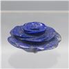 Image 3 : HAND CARVED 335 CT BLUE LAPIS LAZULI ROSE FIGURINE