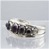 Image 2 : 44 CT NATURAL AMETHYST CUFF BANGLE BRACLET