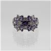 Image 1 : Beautiful 11.5 Ct. Diamond and Amethyst Ring