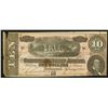 Image 1 : 1864 $10 T68 Confederate States of America Note