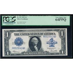 1923 $1 Silver Certificate PCGS 64PPQ