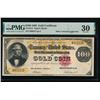 Image 1 : 1882 $100 Gold Certificate PMG 30