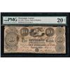 Image 1 : 1838 $10 Citizens Bank of Madison Note PMG 20NET