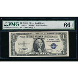 1935E $1 Silver Certificate STAR Note PMG 66EPQ