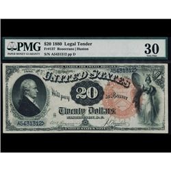 1880 $20 Legal Tender Note PMG 30