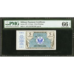 5 Cent Military Payment Certificate PMG 66EPQ