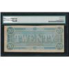 Image 2 : 1864 $20 Confederate States of America T-67 PMG 63