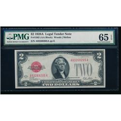 1928A $2 Legal Tender Note PMG 65EPQ