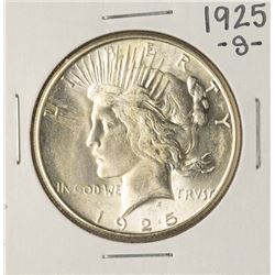 1925-S $1 Peace Silver Dollar Coin