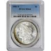 Image 1 : 1881-S $1 Morgan Silver Dollar Coin PCGS MS64 Amazing Toning