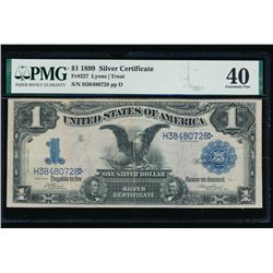 1899 $1 Black Eagle Silver Certificate PMG 40