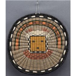 HOPI INDIAN BASKETRY PLAQUE