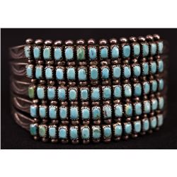 NAVAJO INDIAN ROW BRACELET