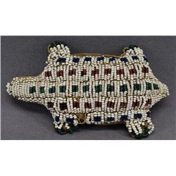 SIOUX INDIAN BEADED FETISH