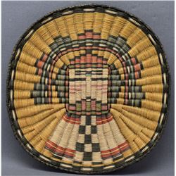 HOPI INDIAN BASKETRY PLAQUE