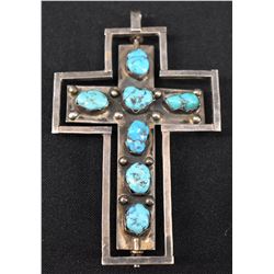 NAVAJO INDIAN CROSS PENDENT