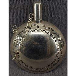 NAVAJO INDIAN SILVER CANTEEN