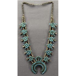 NAVAJO INDIAN SQUASH NECKLACE