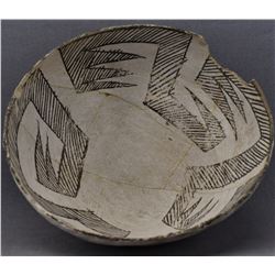 ANASAZI INDIAN POTTERY BOWL